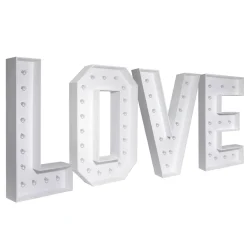 Wood Marquee - BOLD Font - "LOVE" - 4ft Tall
