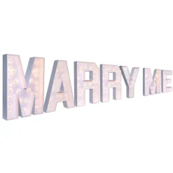 Wood Marquee - BOLD Font - "MARRY ME" - 4ft Tall