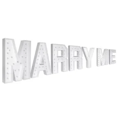 Wood Marquee - BOLD Font - "MARRY ME" - 4ft Tall