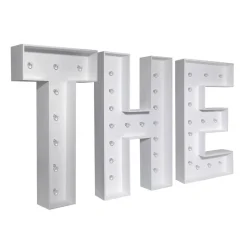 Wood Marquee - BOLD Font - "THE" - 4ft Tall