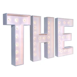 Wood Marquee - BOLD Font - "THE" - 4ft Tall