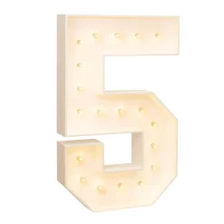 Wood Marquee Numbers "0 to 9" Full Set!