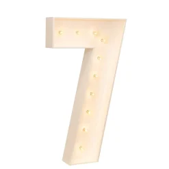 Wood Marquee Numbers 