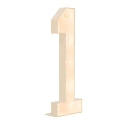 Wood Marquee Numbers 