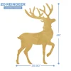 Wood Reindeer - Style D