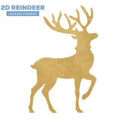 Wood Reindeer - Style D