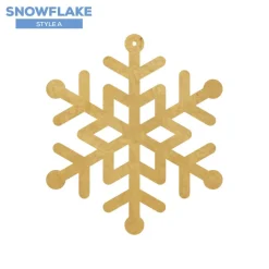 Wood Snowflake - Style A