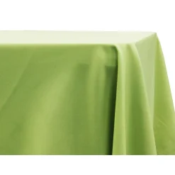 90" x 156" Rectangular 125-130 GSM Polyester Tablecloth - Apple Green