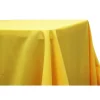 90" x 156" Rectangular 125-130 GSM Polyester Tablecloth - Canary Yellow
